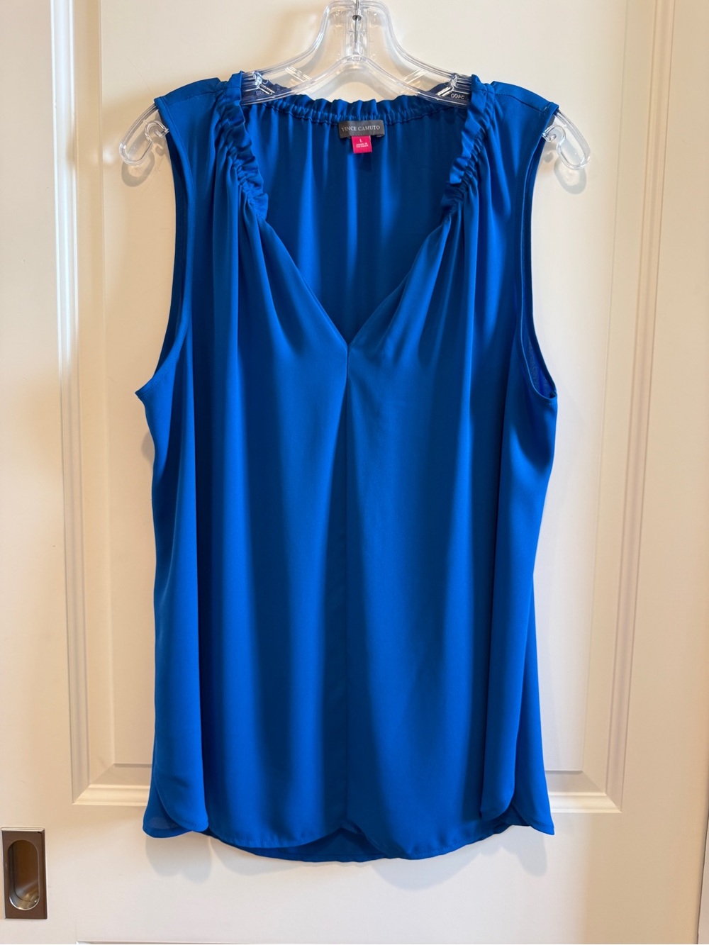 Vince Camuto Split Neck Blouse